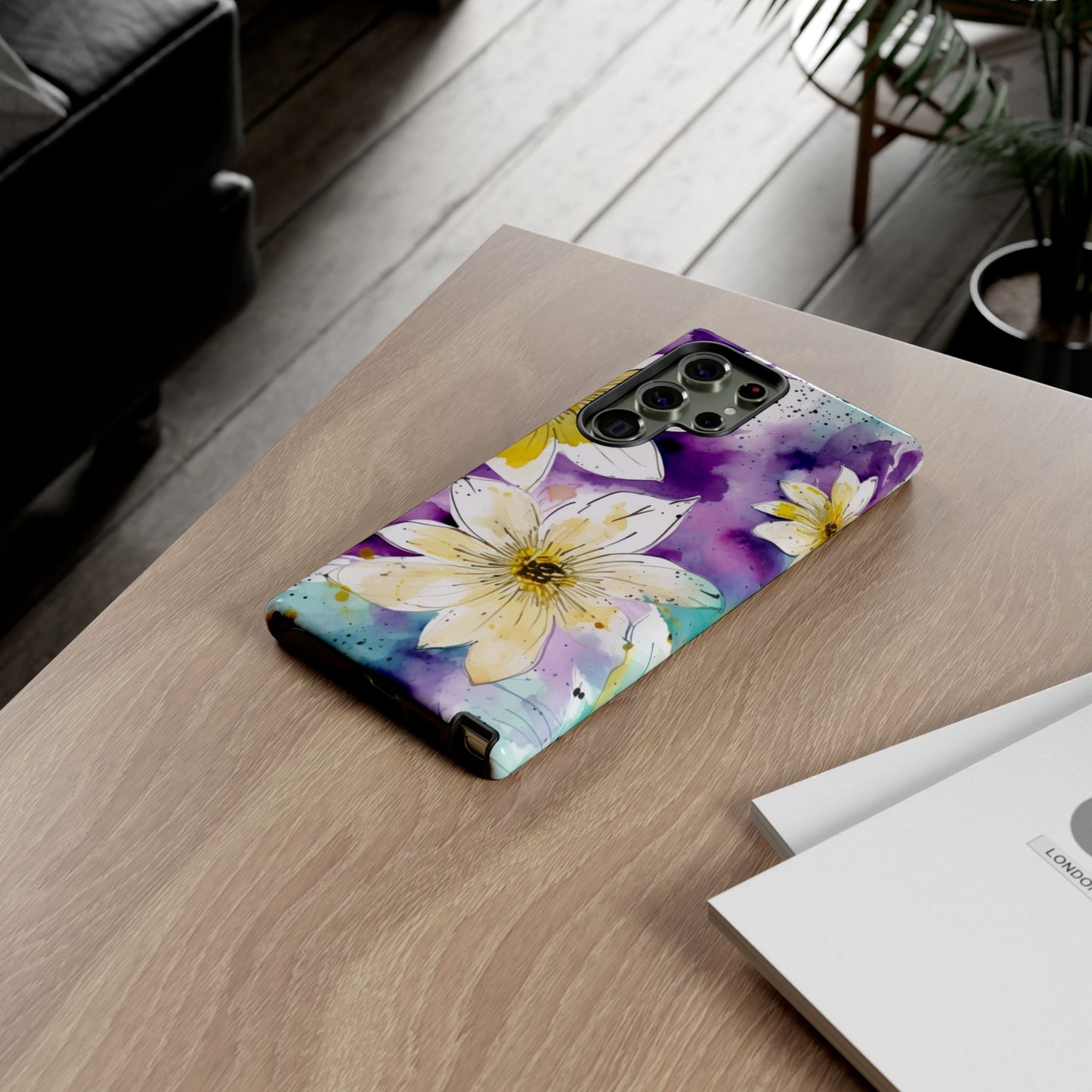 Abstract Floral Watercolor Splash - Samsung Galaxy Series Case