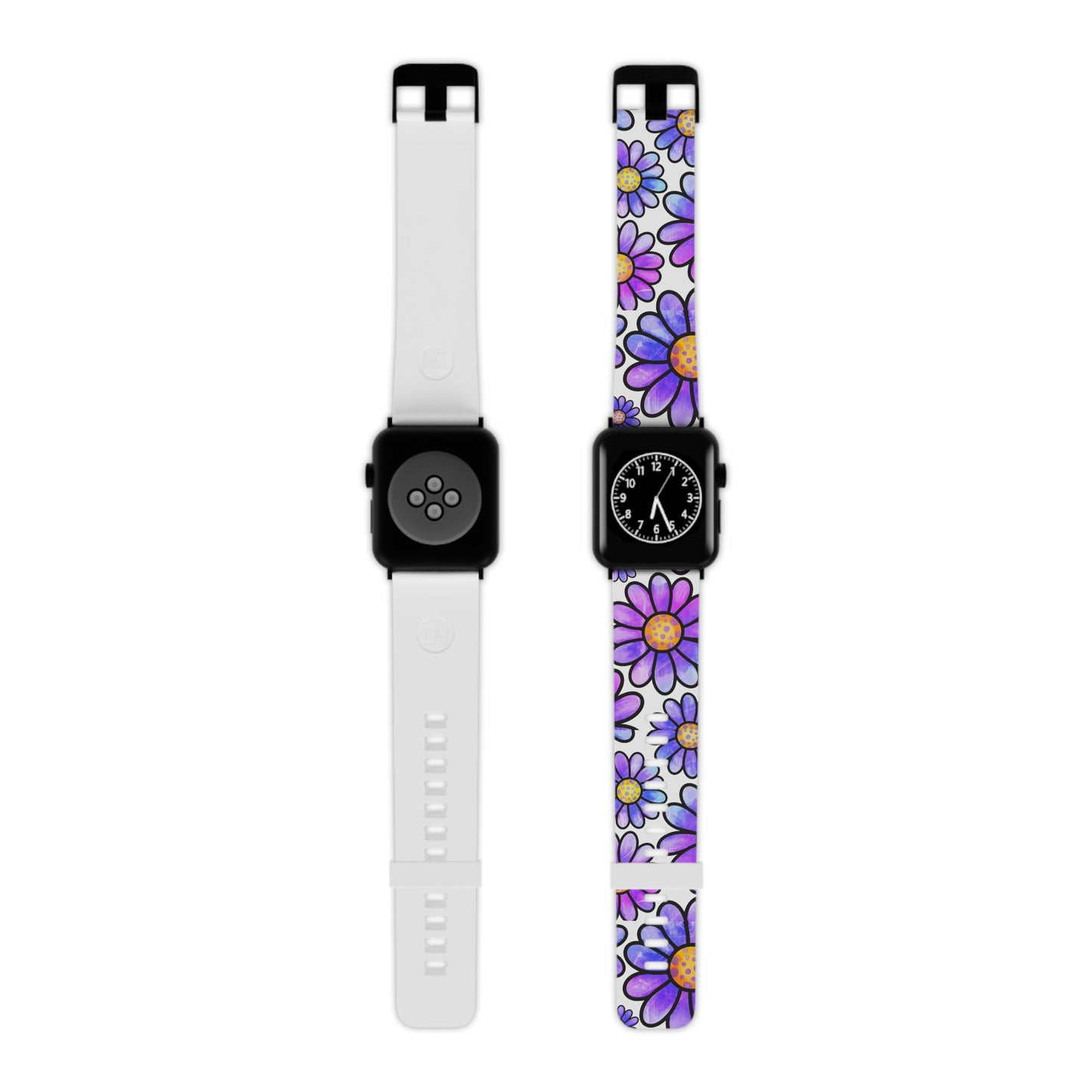 Purple Daisy Delight Apple Watch Band