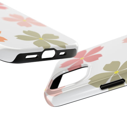 Pastel Sakura Blossom Tough iPhone Case – Durable Design with Soft Matte Finish