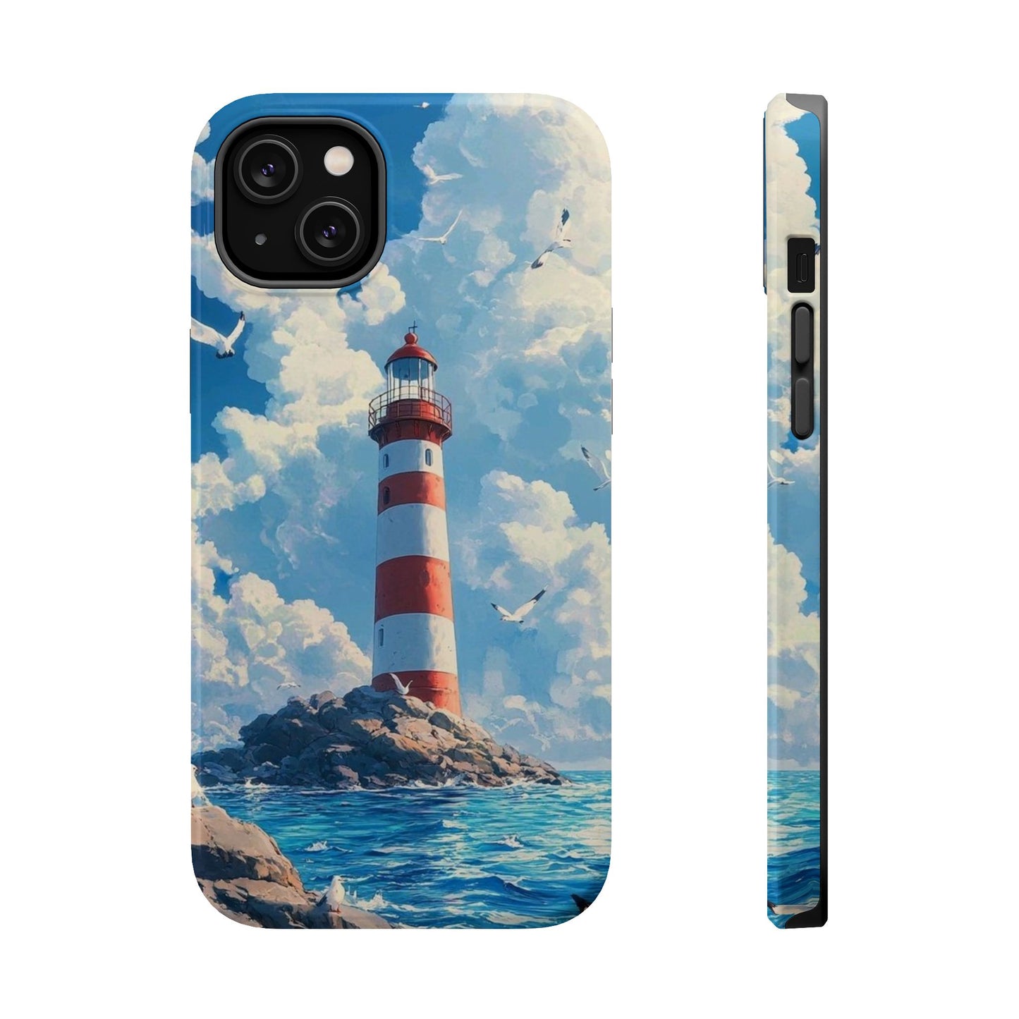 Iphone Case - Majestic Lighthouse Scene Design