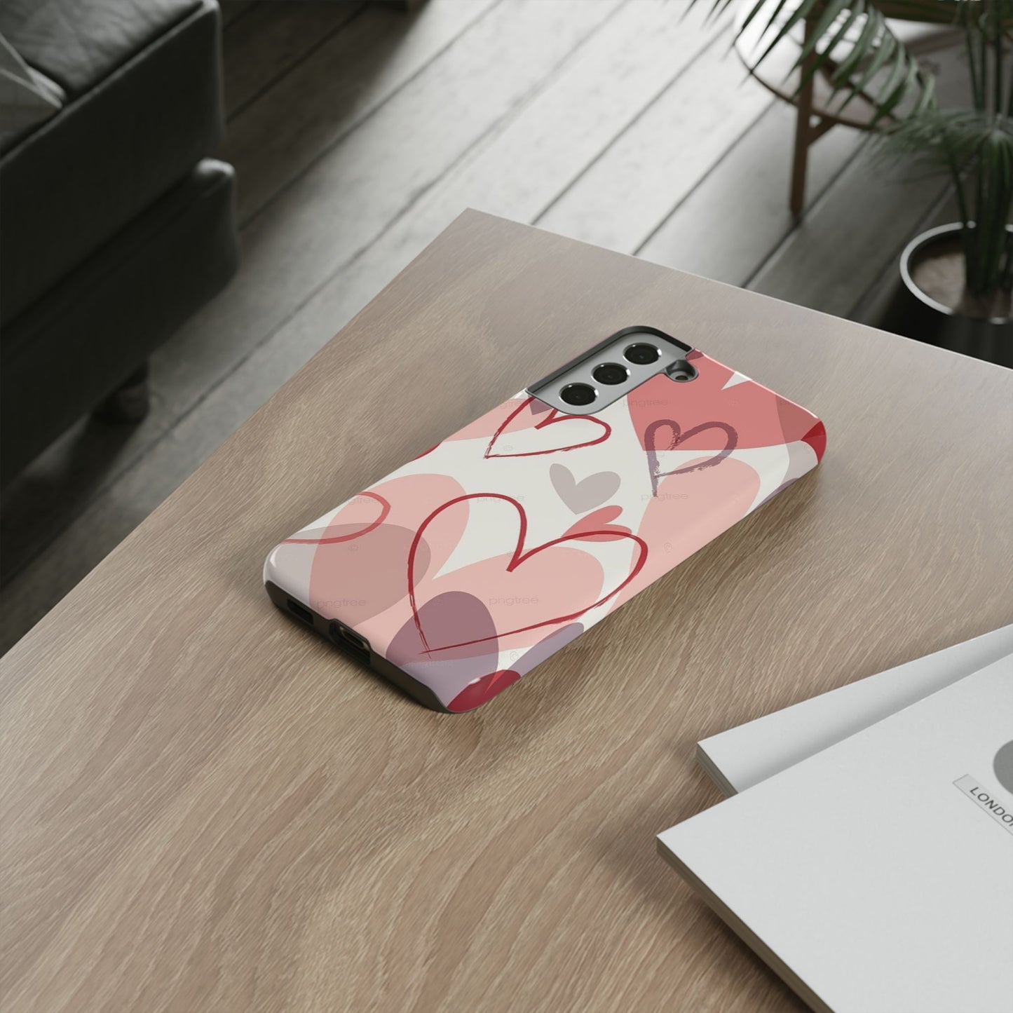 Romantic Red Hearts Samsung Galaxy Case