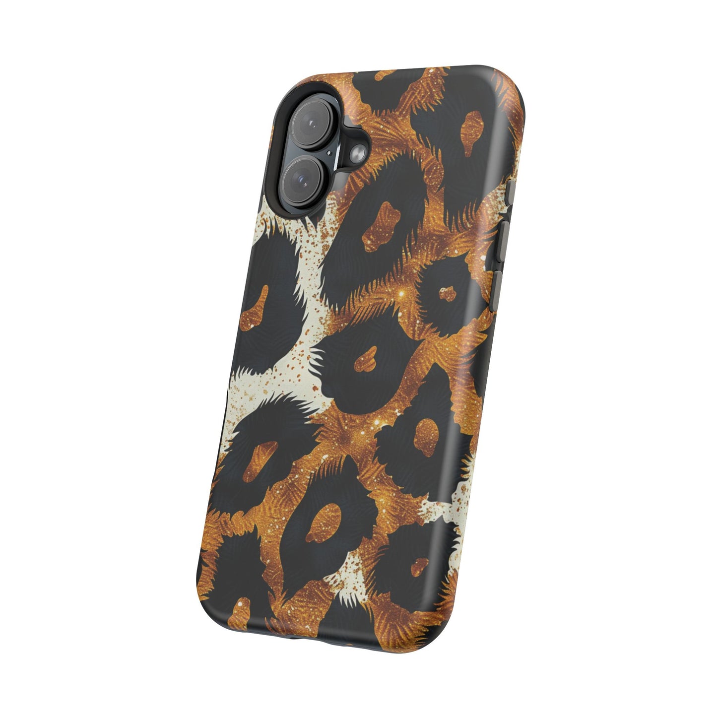 Safari Noir Gold Leopard iPhone Case