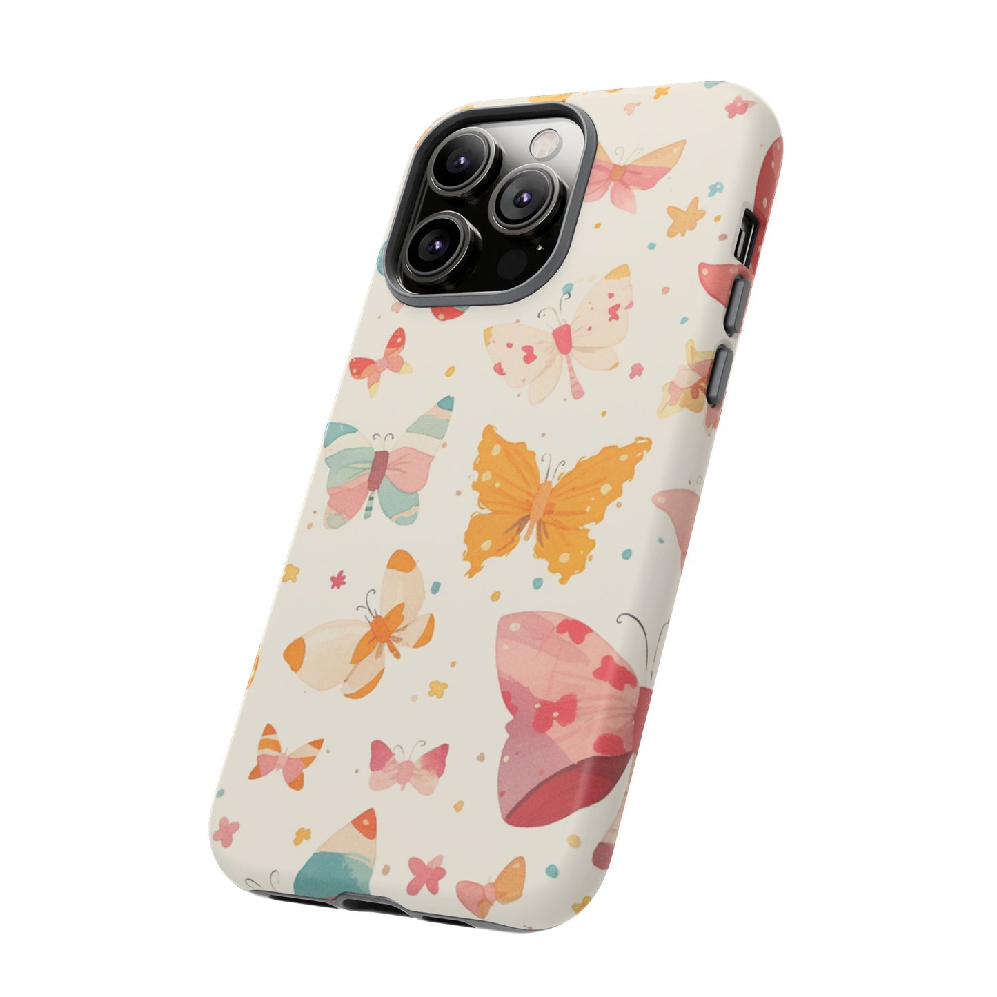 Coquette Watercolor Butterfly iPhone Case