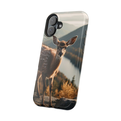 Whimsical Fawn in a Sunlit Forest MagSafe iPhone Case