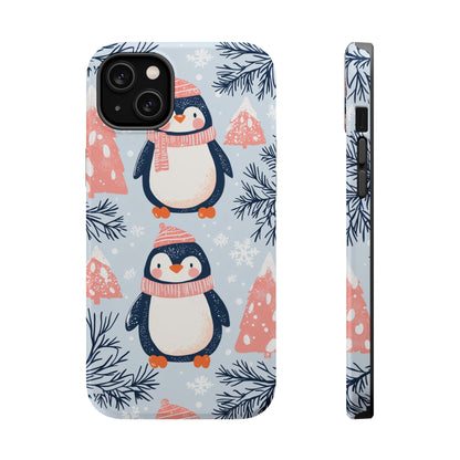 Penguin in Winter Wonderland MagSafe iPhone Case