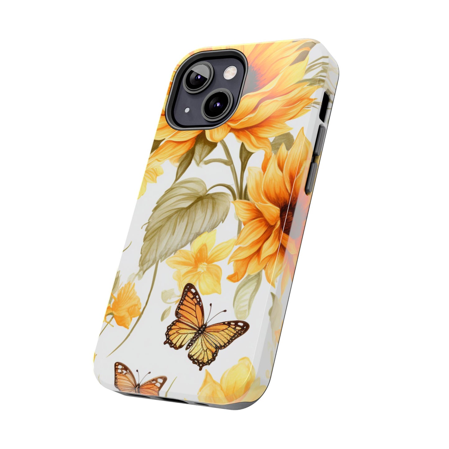 Sunflower & Butterfly Bliss - iPhone Series Case