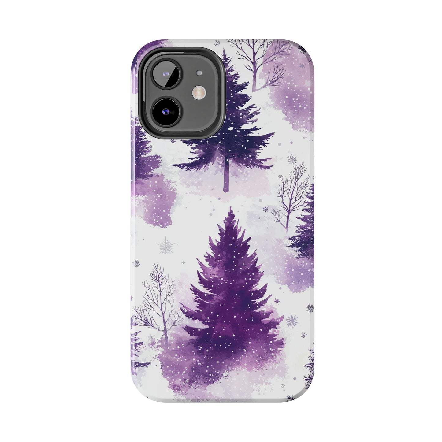 Purple Snowy Forest - iPhone Series Case