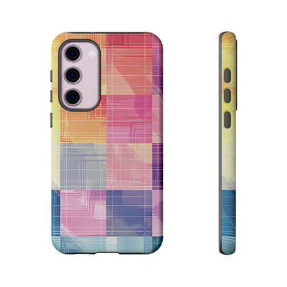 Pastel Panache Watercolor Plaid Case