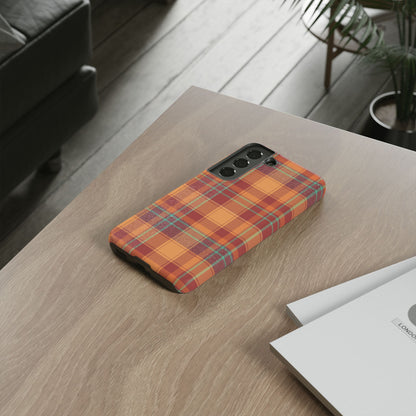 Samsung Galaxy Case - Autumn Tartan Plaid Design