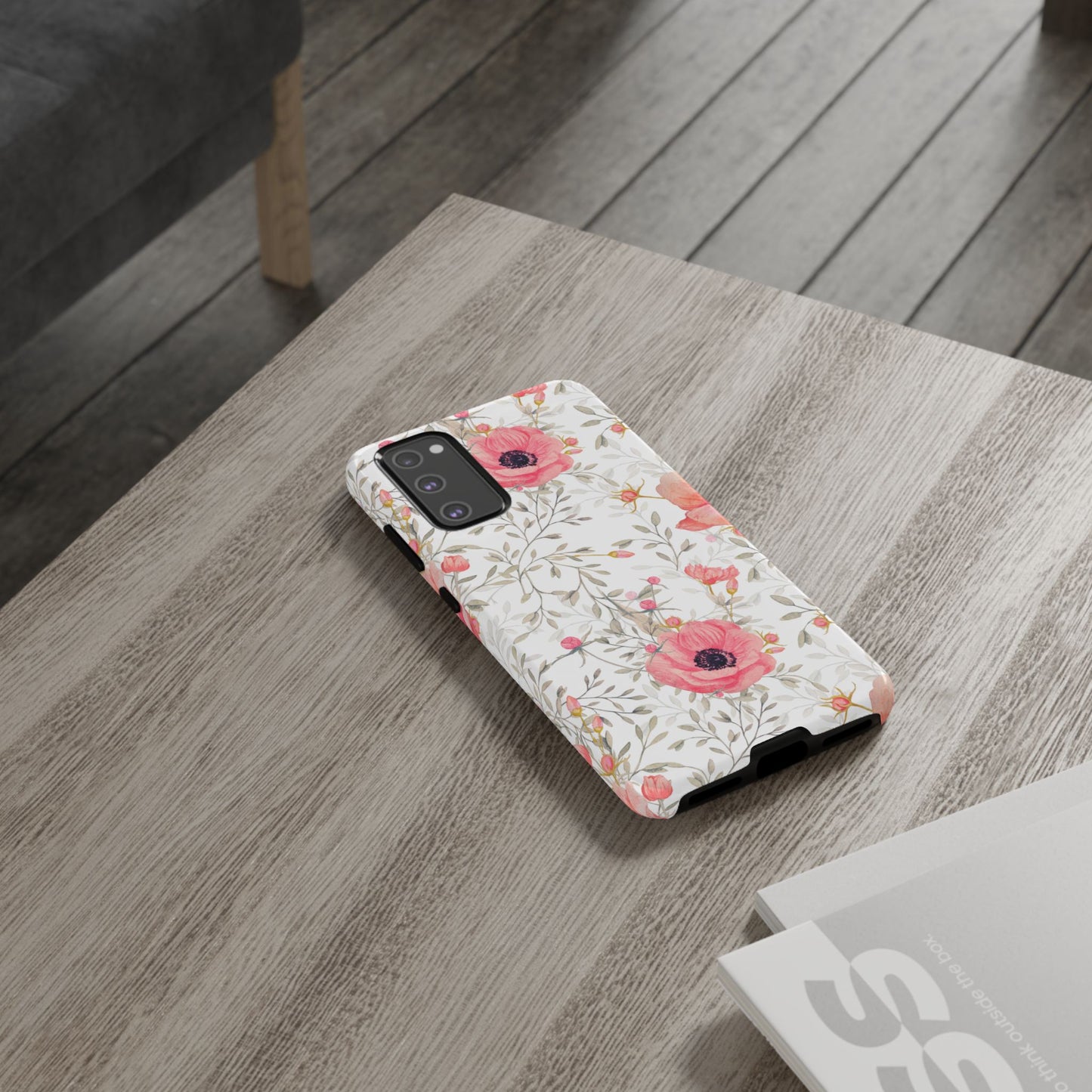 Pink Floral Watercolor Samsung Galaxy Case – Elegant Blossom Design