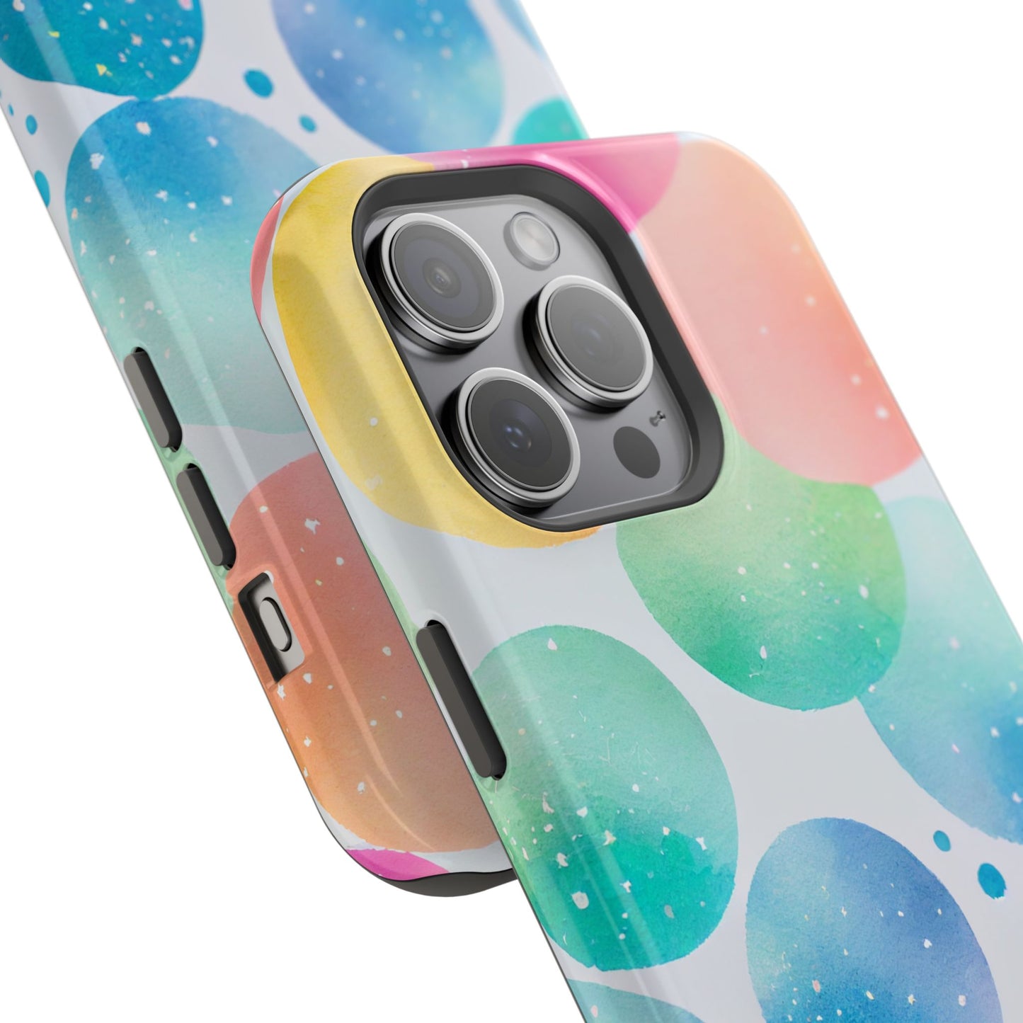 Pastel Galaxy Bubbles  MagSafe iPhone Case – Slim Design, Glossy Finish