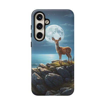 Enchanted Fawn Under the Moonlit Sky Samsung Galaxy Case