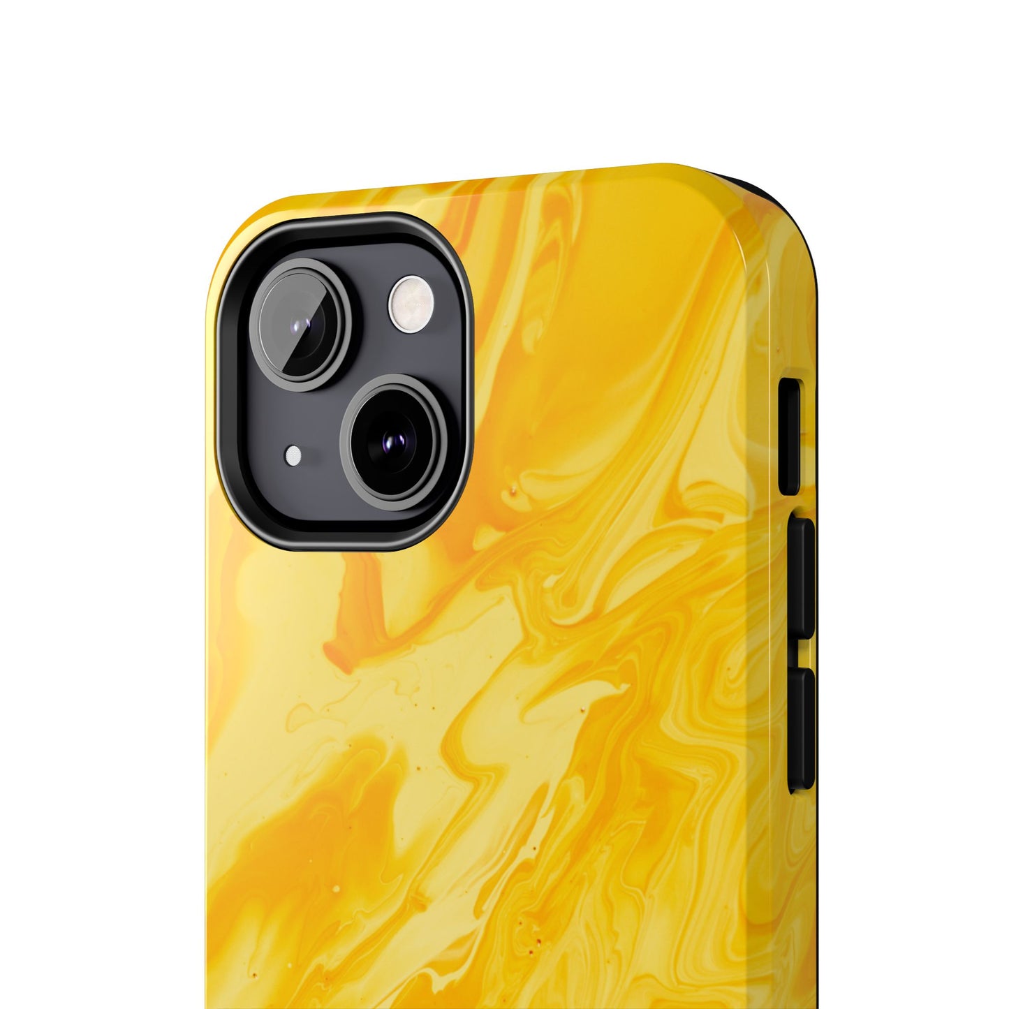 Luxe Yellow Marble iPhone Case – Stunning Golden Marble Texture