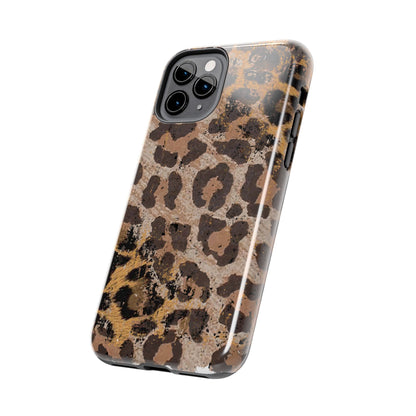 Vintage Distressed Leopard Print - iPhone Series Case