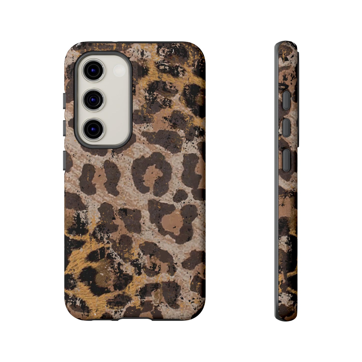 Vintage Distressed Leopard Print - Samsung Galaxy Series Case