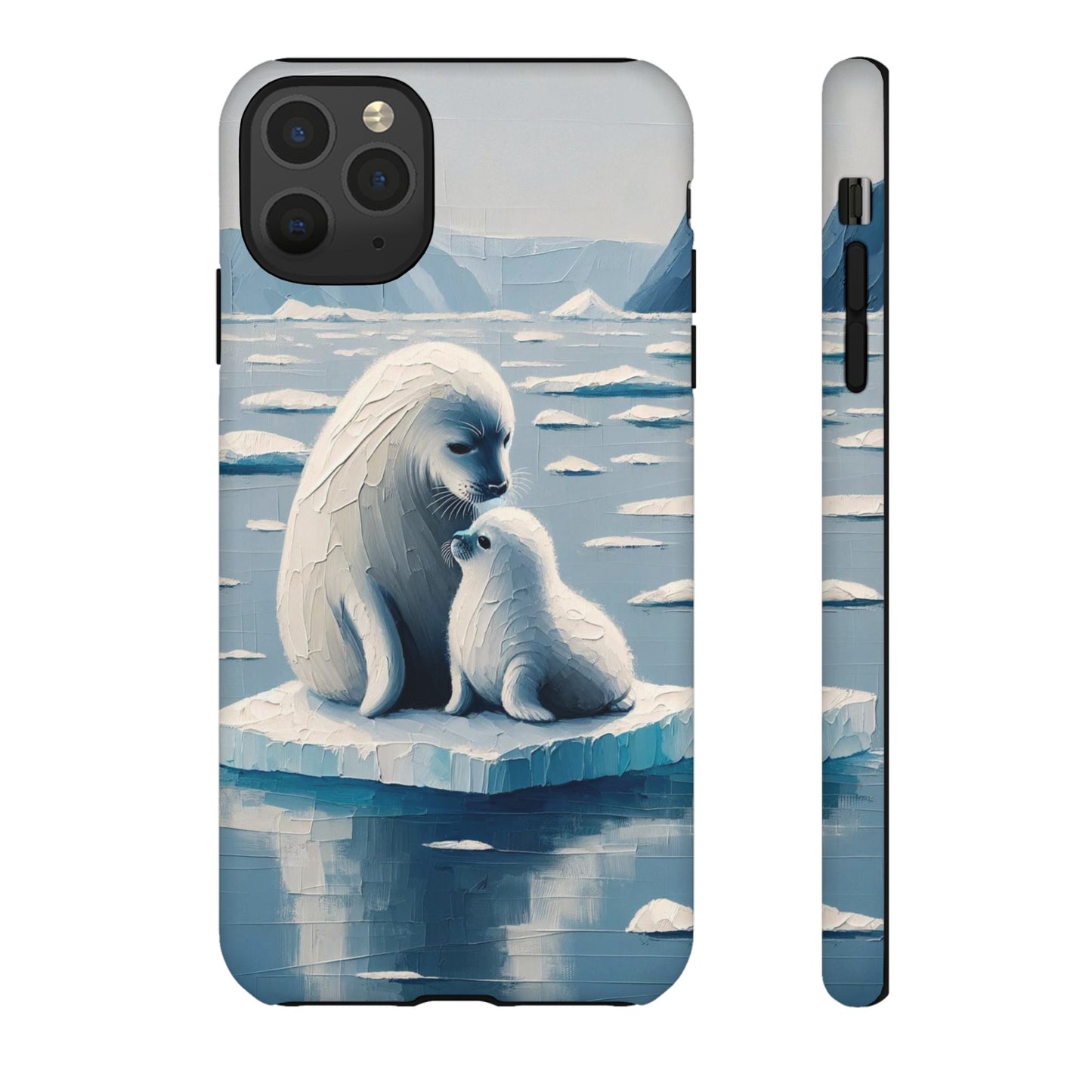 Arctic Serenity Seal iPhone Case