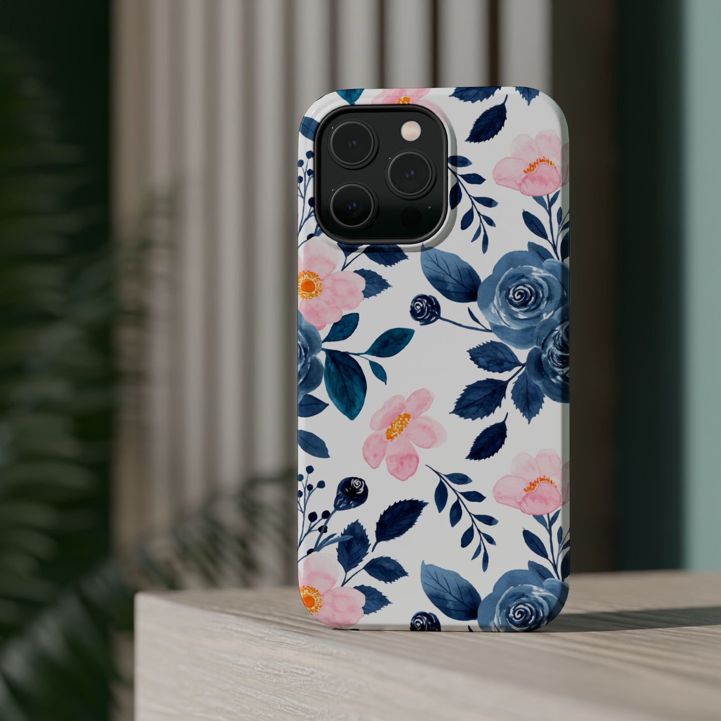 Pastel Garden Charm – MagSafe Case with Soft Watercolor Floral Print