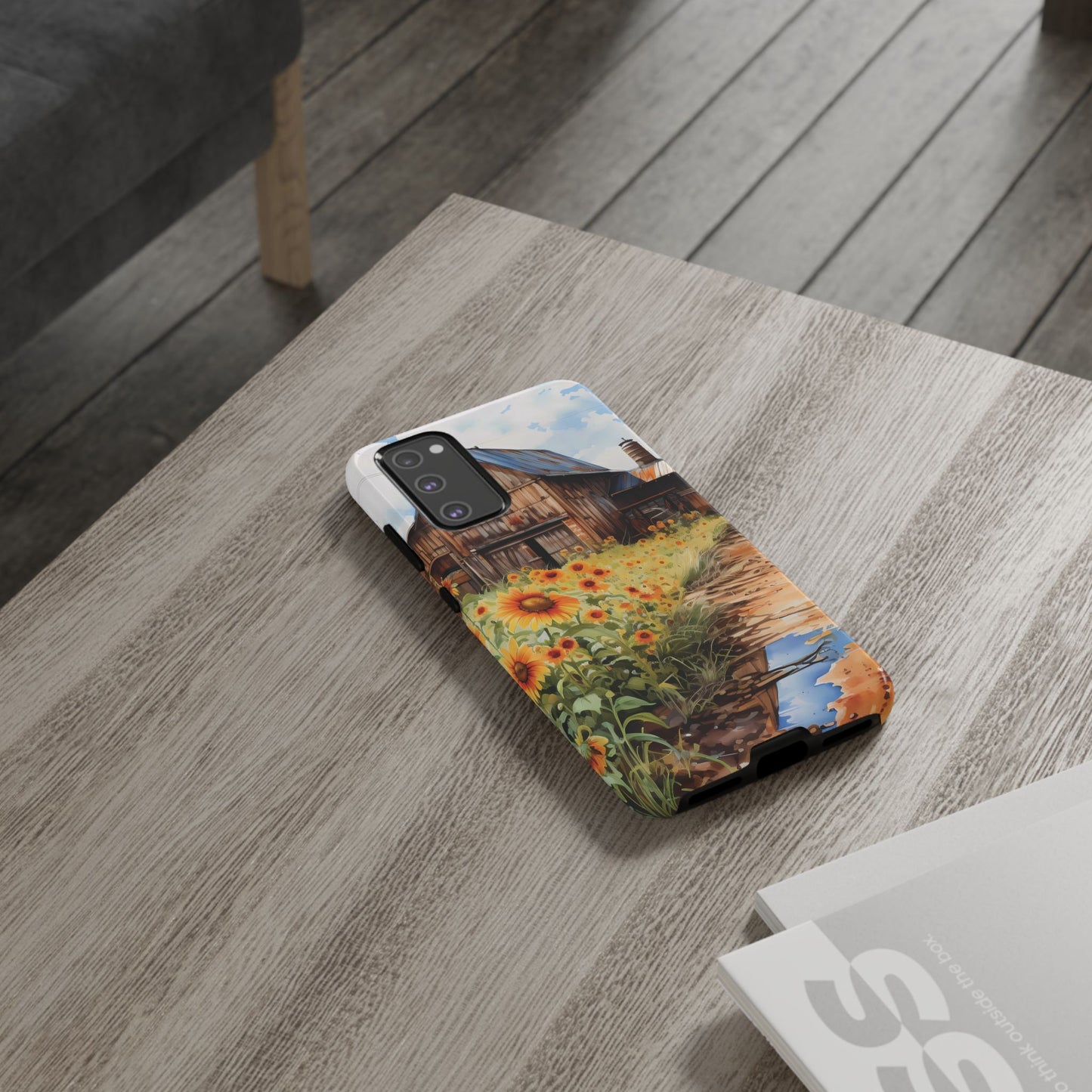 Sunflower iPhone Case  Rustic Farm Style