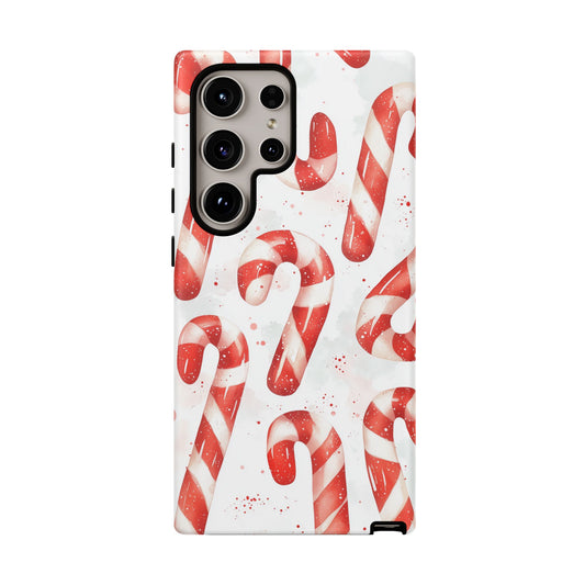 Festive Candy Cane Delight - Samsung Galaxy Series Case