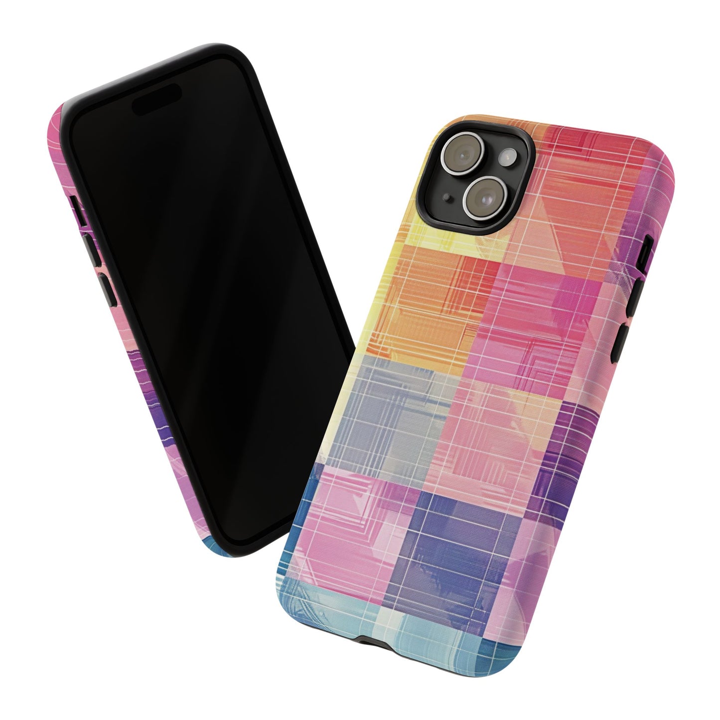 Pastel Panache Watercolor Plaid Case