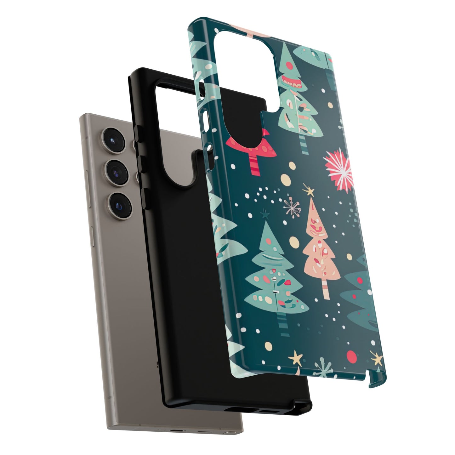 Whimsical Christmas Trees - Samsung Galaxy Series Case