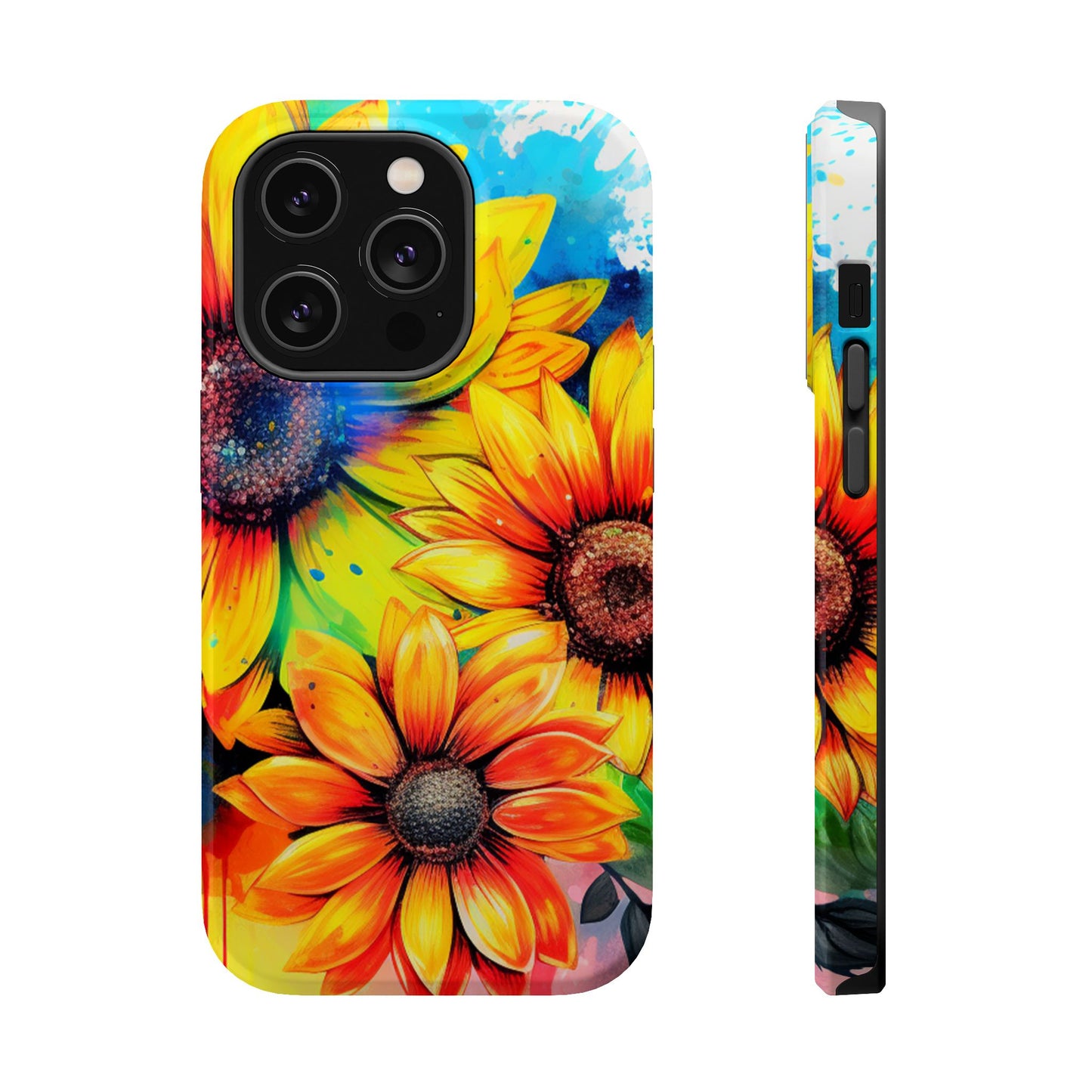 Vibrant Sunflower Splash - MagSafe iPhone Series Case