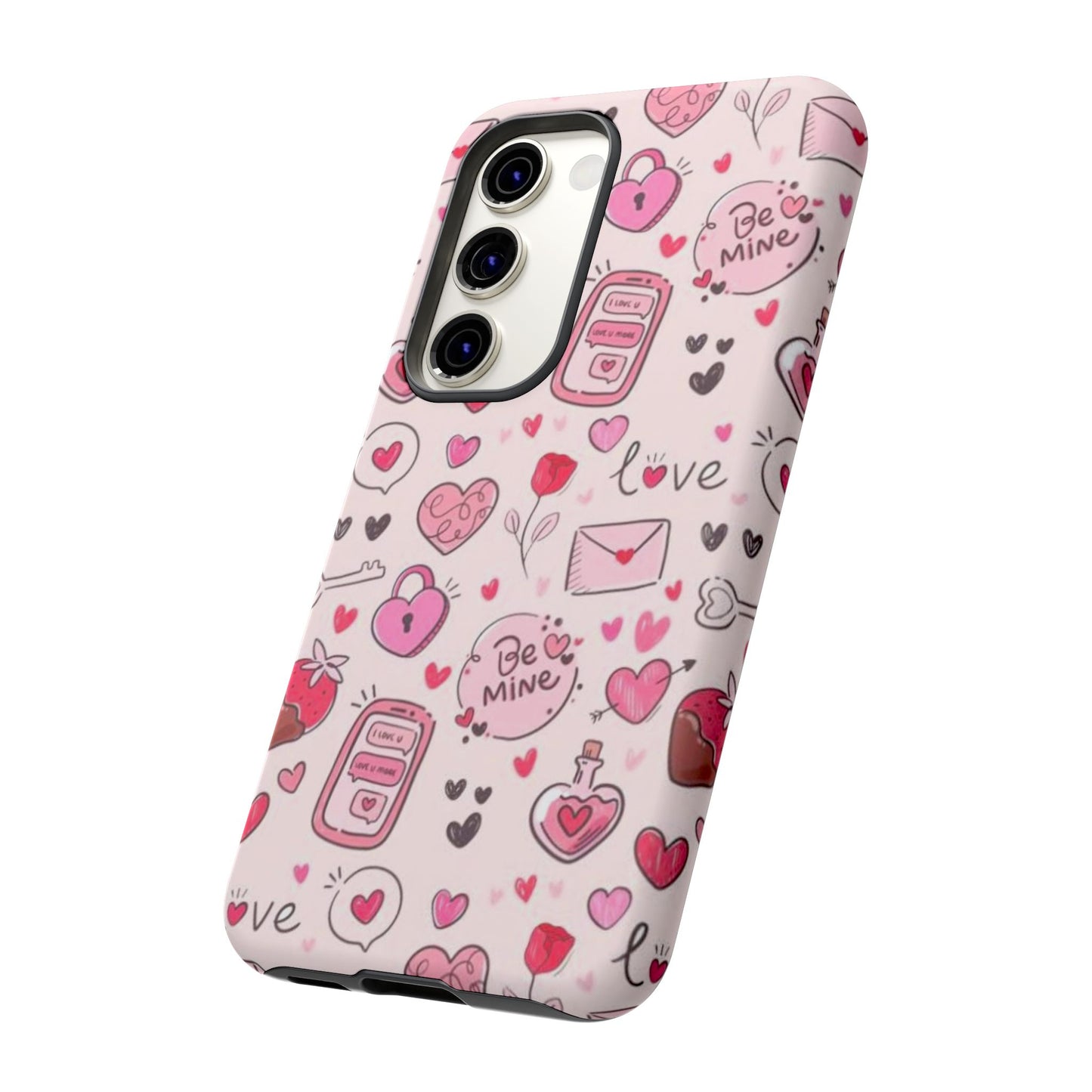 Samsung Galaxy Case: Playful Valentine's Day Icons Case