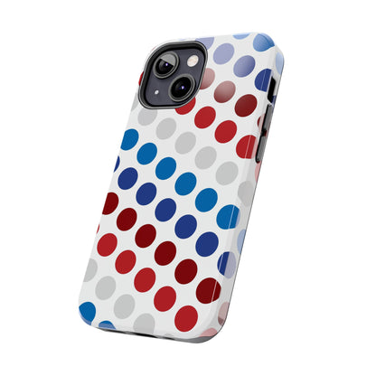 Patriotic Polka Dots - iPhone Case