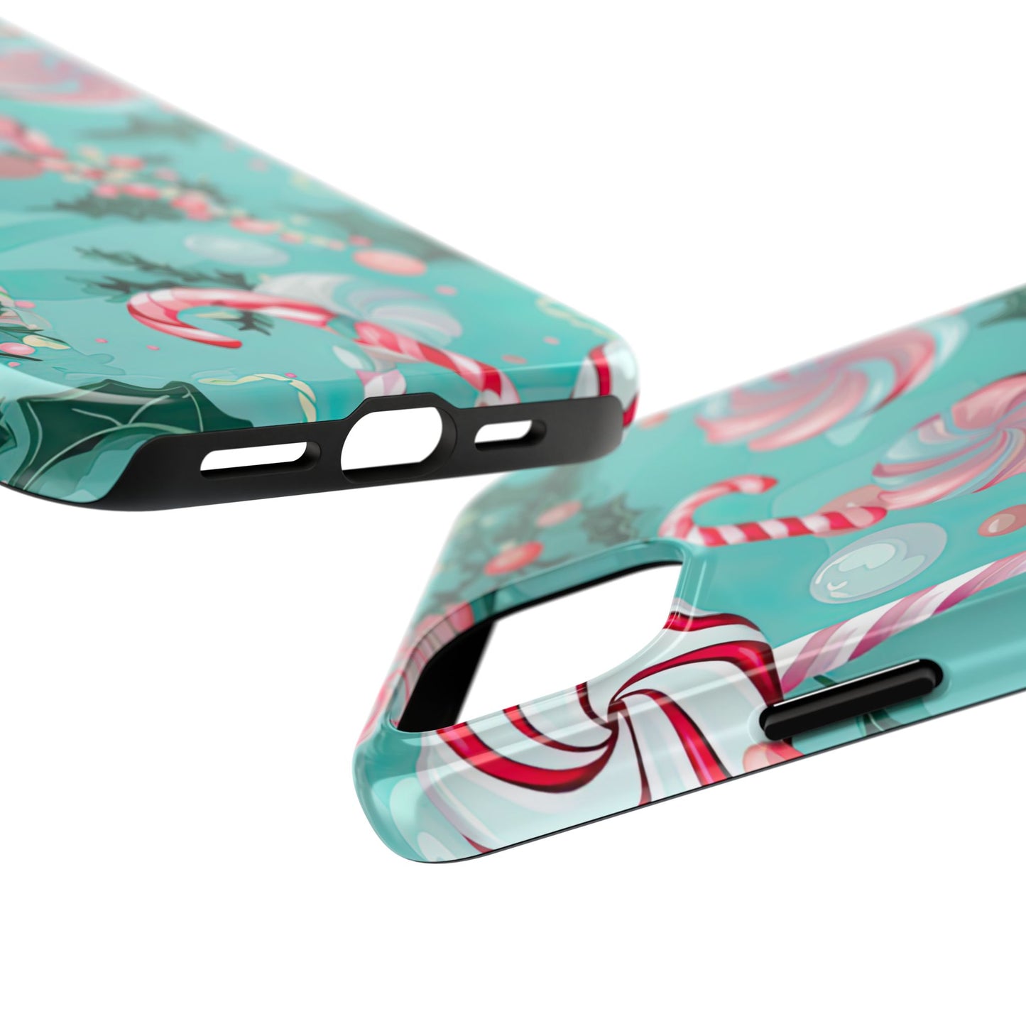 Candy Cane & Peppermint Holiday Delight – iPhone Series Case