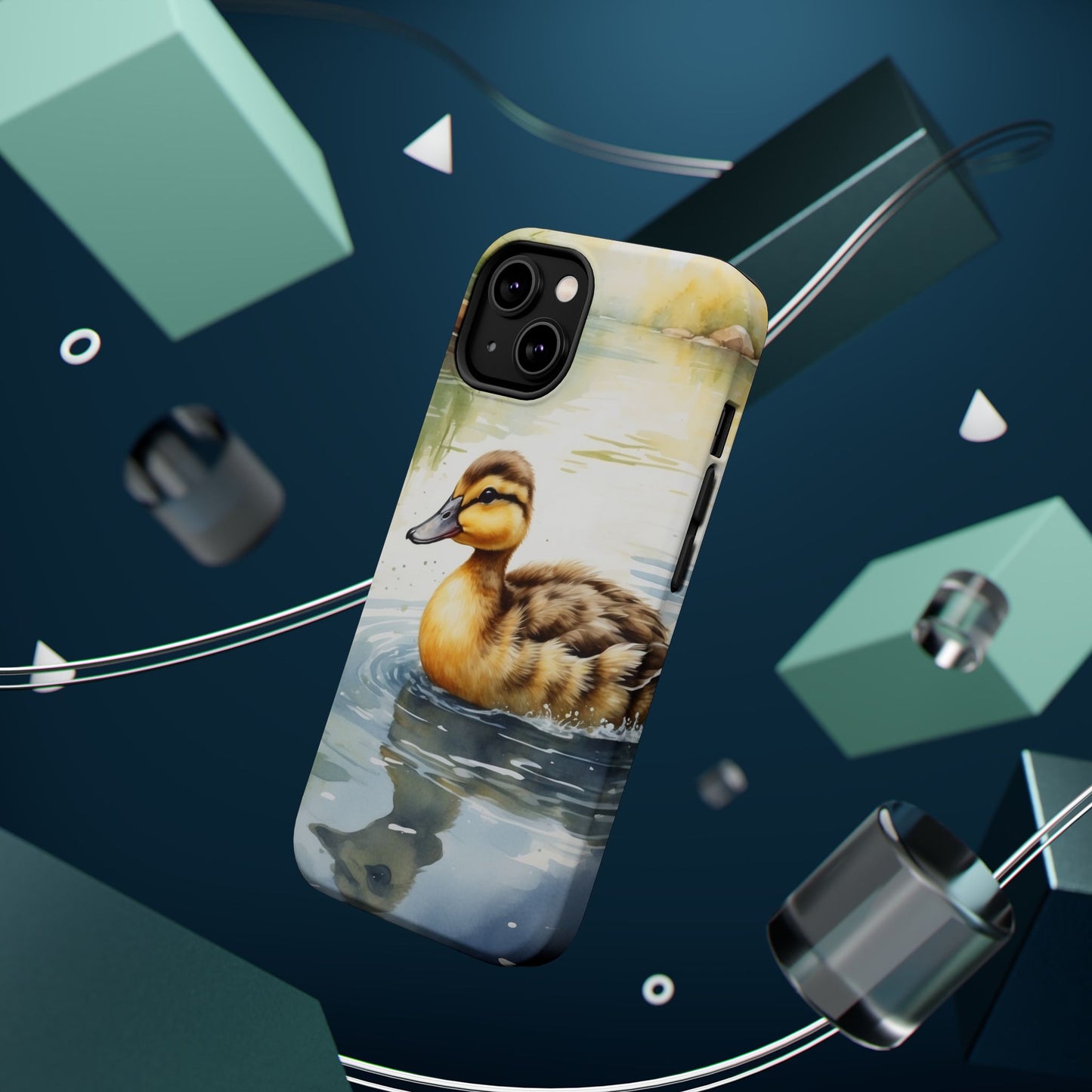 Graceful Duck Reflection – MagSafe iPhone Case