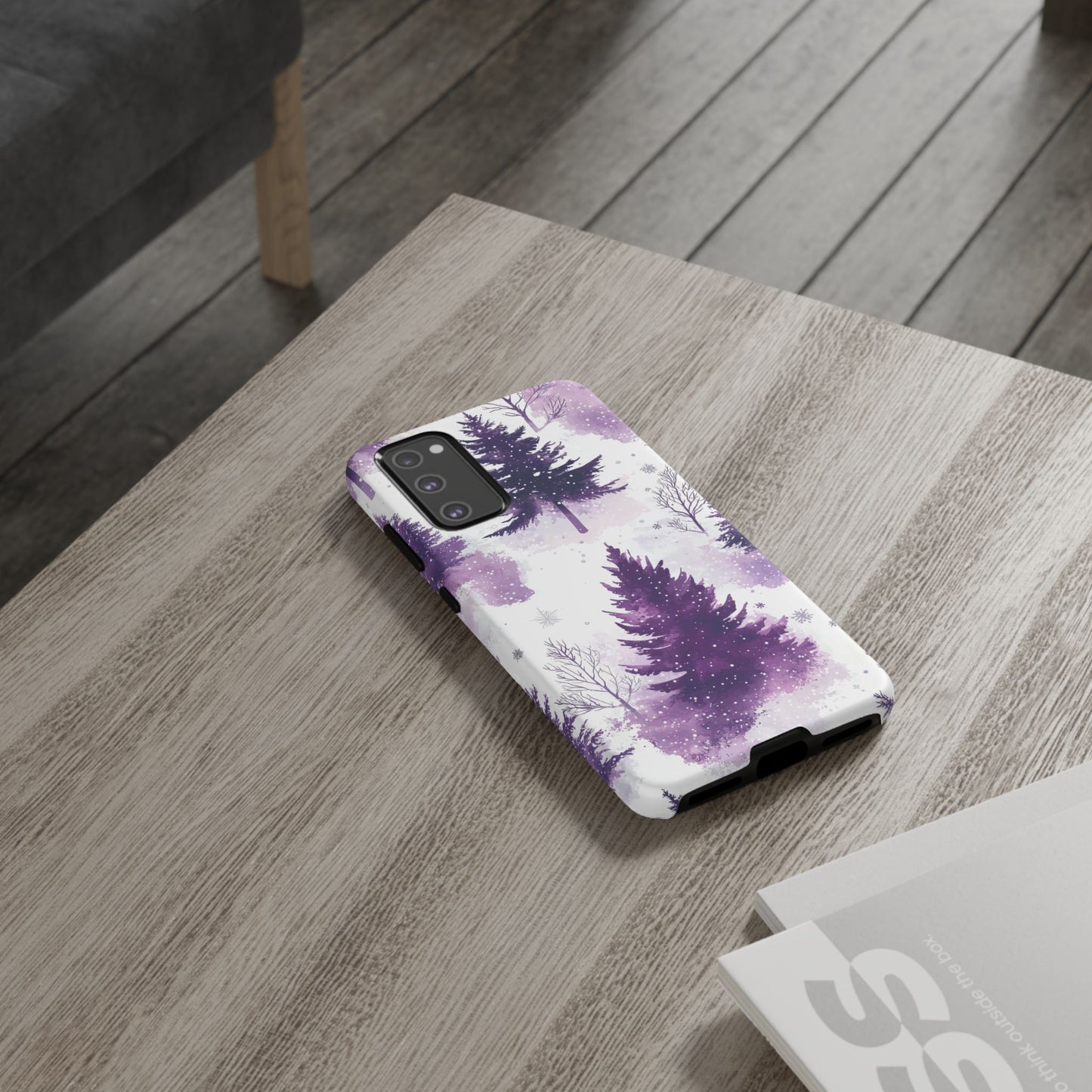 Purple Snowy Forest - Samsung Galaxy Series Case