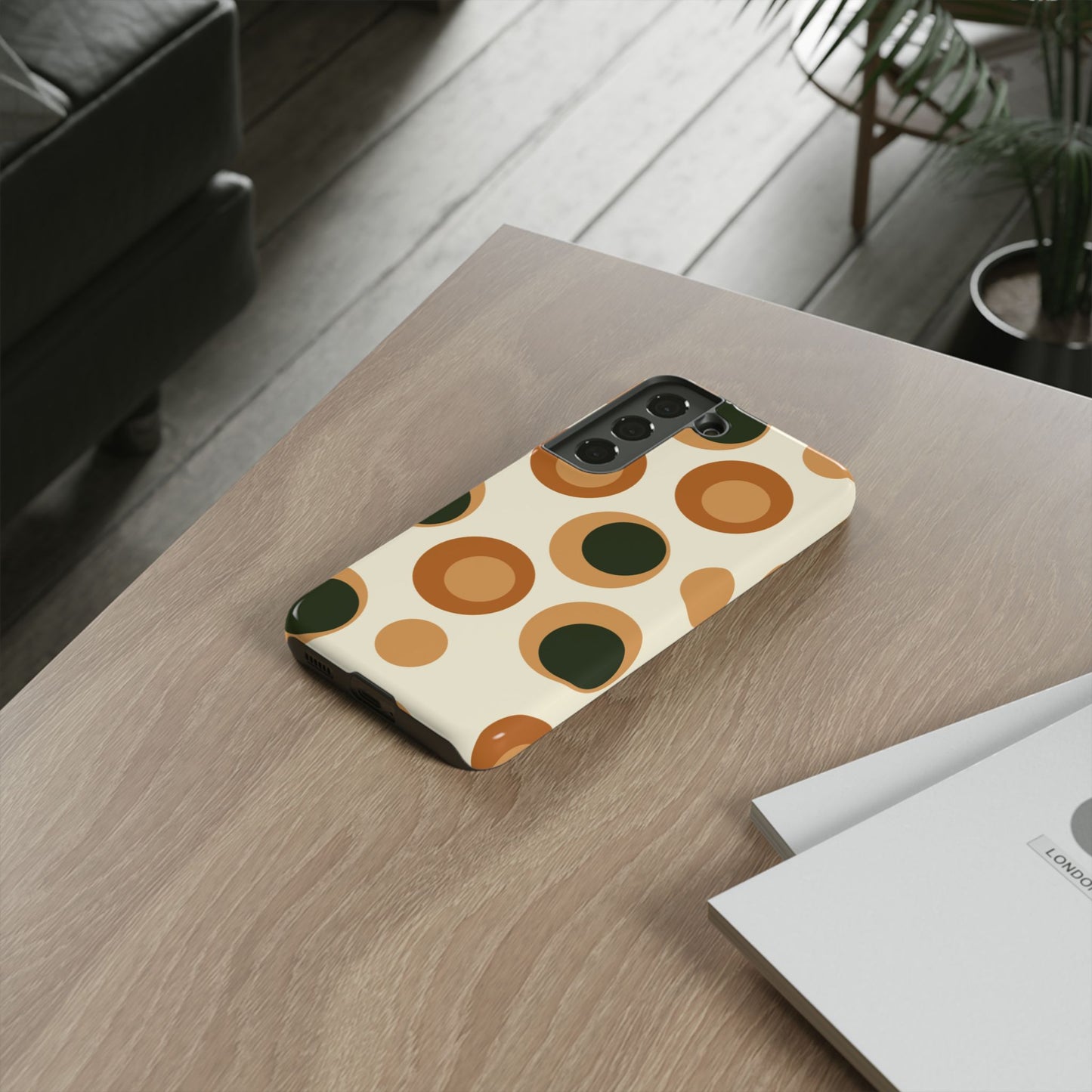 Retro Earthy Circles - Samsung Galaxy Case