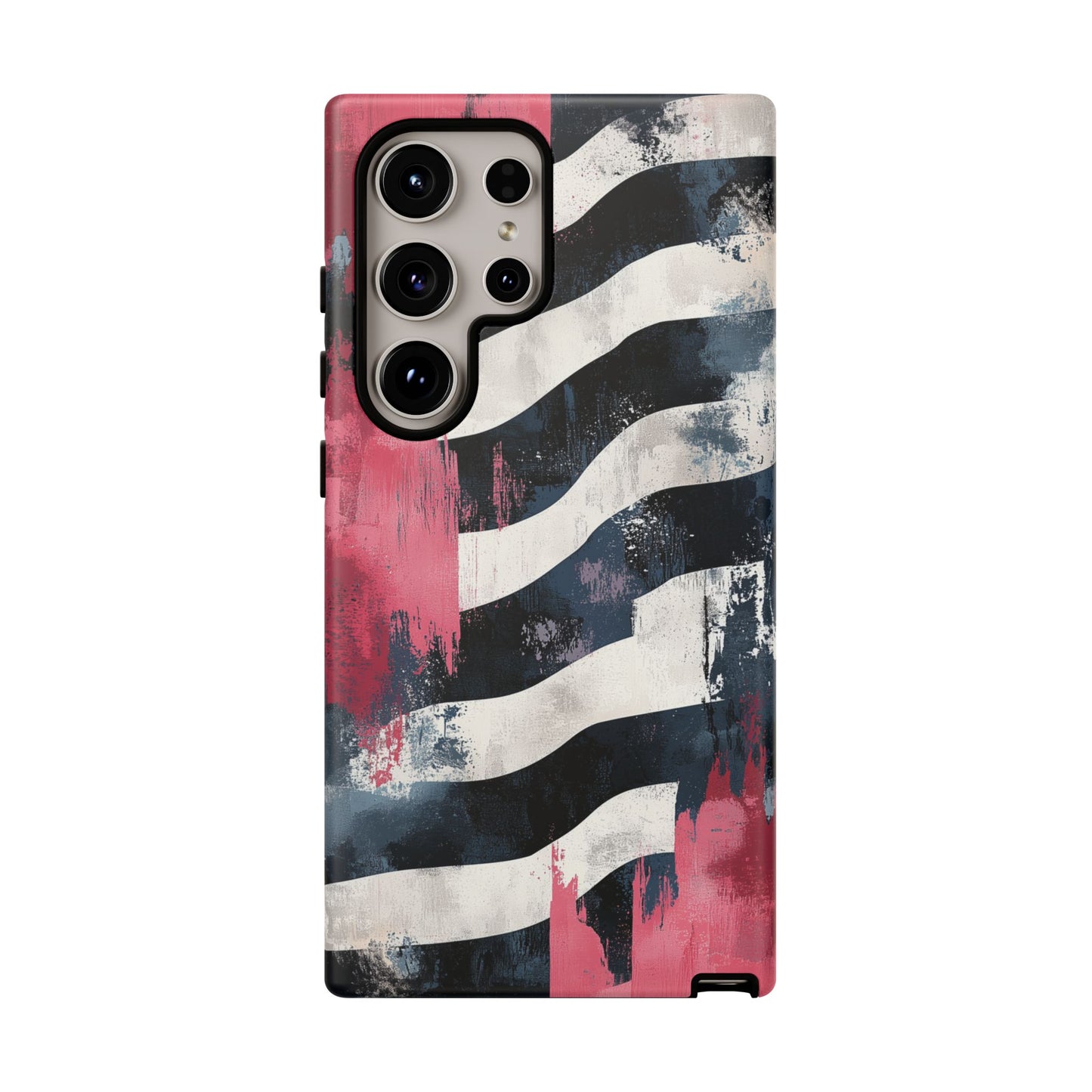 Blood Zebra Samsung Case – Bold Red & Black Pattern