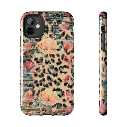 Rustic Floral Leopard - iPhone Series Case