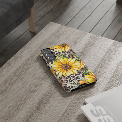 Leopard Sunflower Chic - Samsung Galaxy Series Case