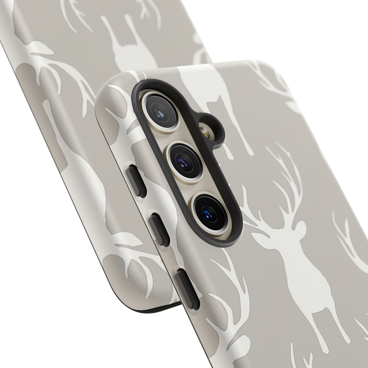 Minimalist Deer Silhouette Pattern – Samsung Galaxy Series Case