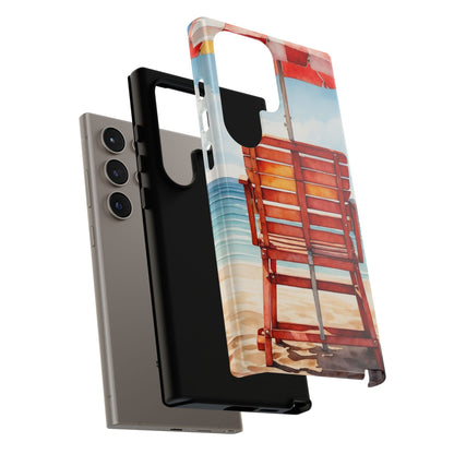 Beachfront Sunset Lounge Samsung Galaxy Case – Rearview Edition