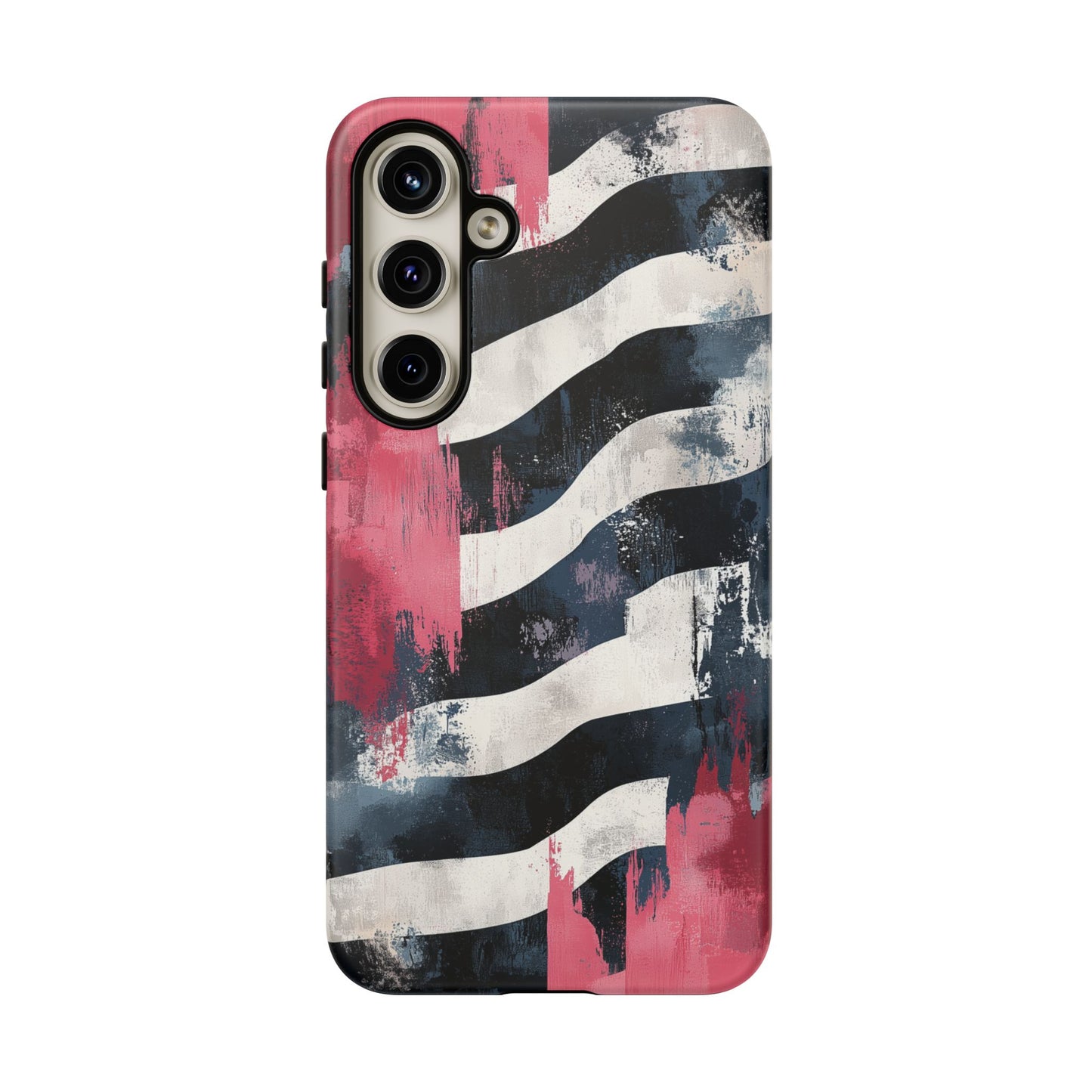 Blood Zebra Samsung Case – Bold Red & Black Pattern