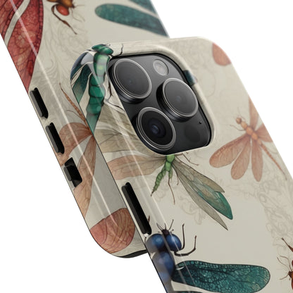 Vintage Dragonfly Garden – iPhone Series Case