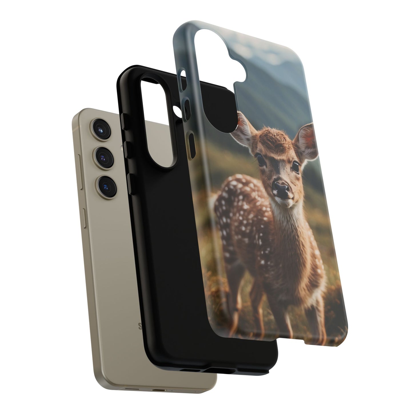 Gentle Fawn in Mountain Meadows Samsung Galaxy Case