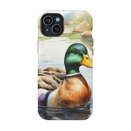 Serene Duck Reflection - MagSafe iPhone Case