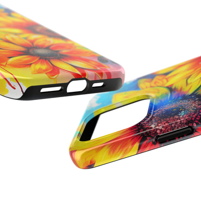 Vibrant Sunflower Splash - iPhone Series Case