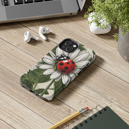 Ladybug & Daisy Garden Charm - iPhone Series Case