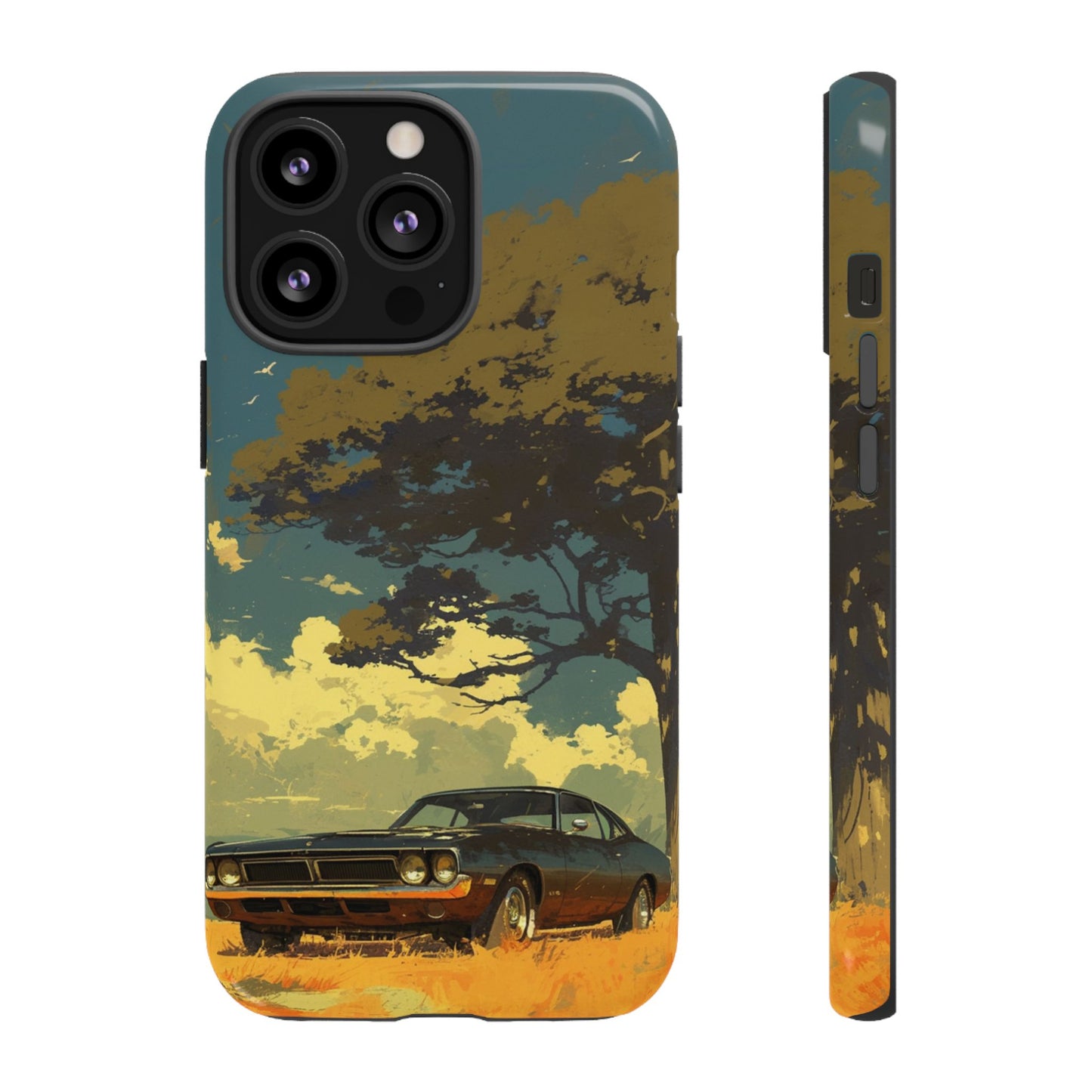 Retro Road Trip Vintage Car iPhone Case