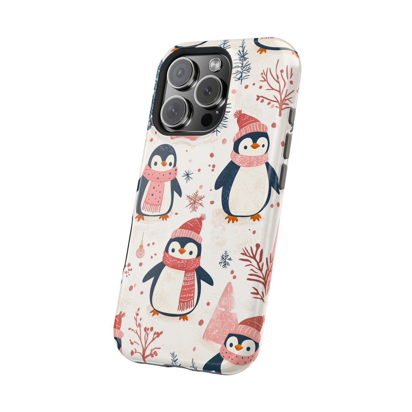 Penguin Paradise – Christmas Cheer MagSafe iPhone Case