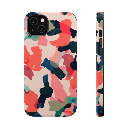 Modern Earthy Camo Abstract – MagSafe iPhone Case