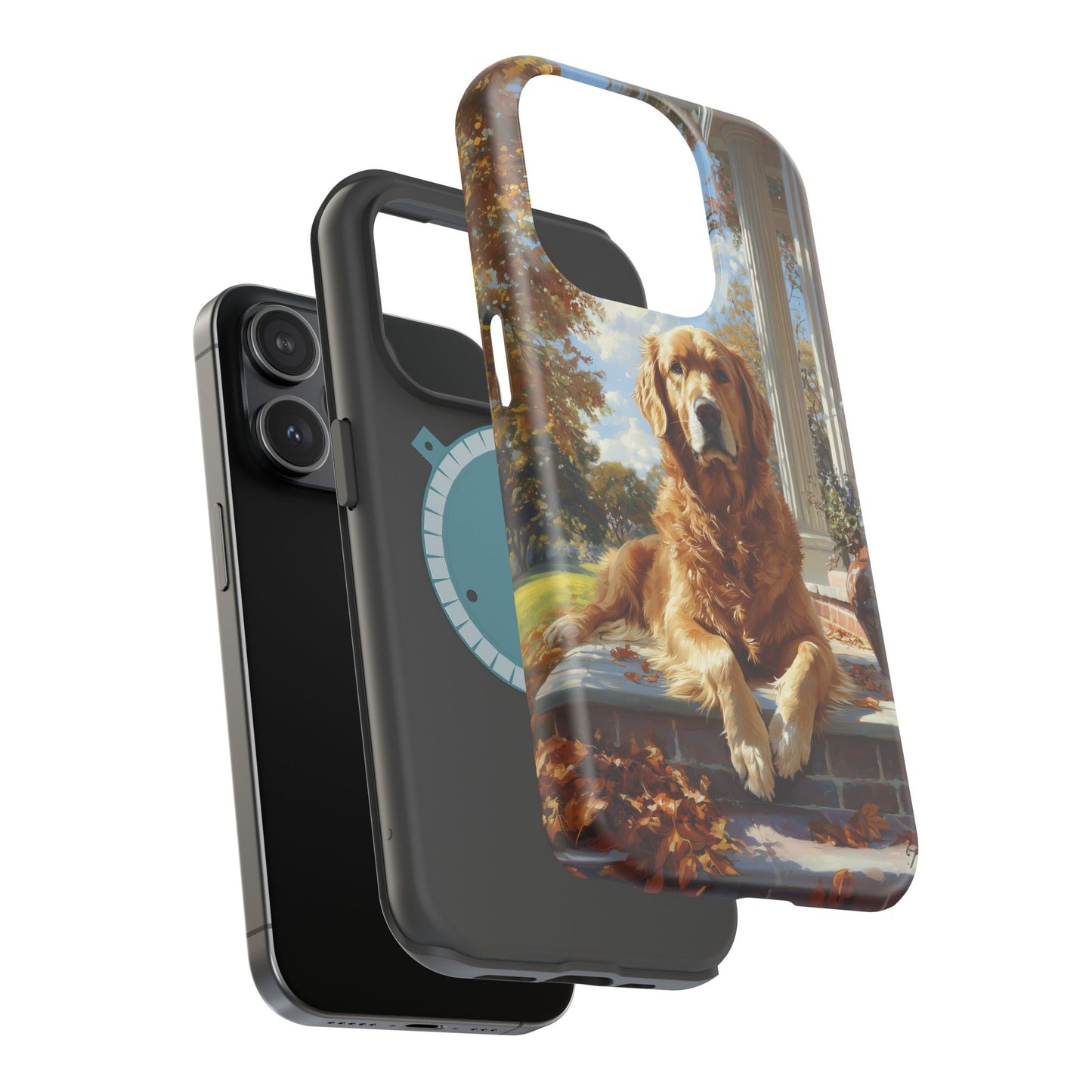 Golden Retriever Autumn Serenity - MagSafe iPhone Series Case