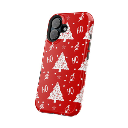 MagSafe iPhone Case: Ho Ho Ho – Christmas Tree Wonderland