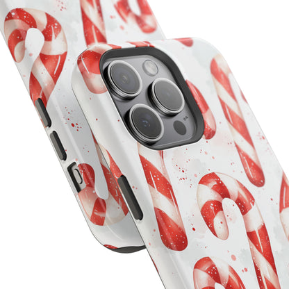 Festive Candy Cane Delight - MagSafe iPhone Series Case