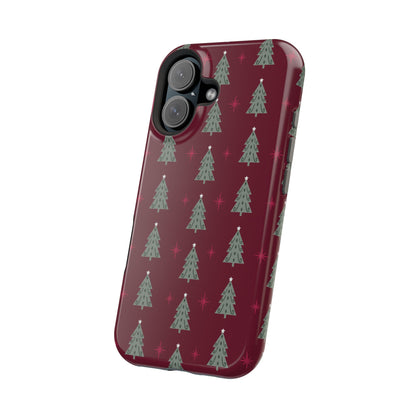 Retro Christmas Tree Pattern – MagSafe iPhone Series Case